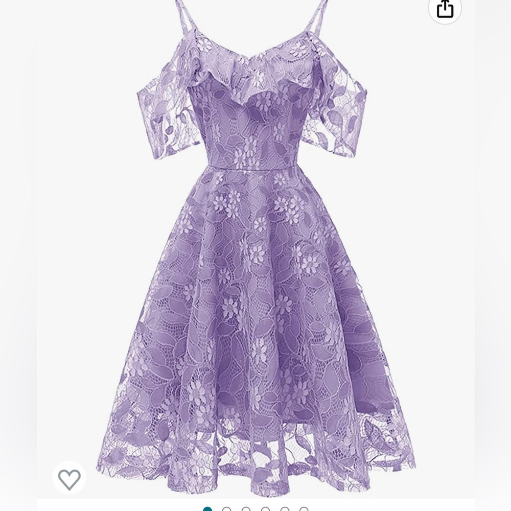 Floral lace dress